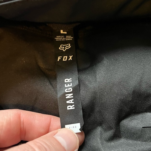 Mens Fox Racing Ranger Windbloc Fire Jacket with Polartec NWT Size Large - Picture 8 of 13